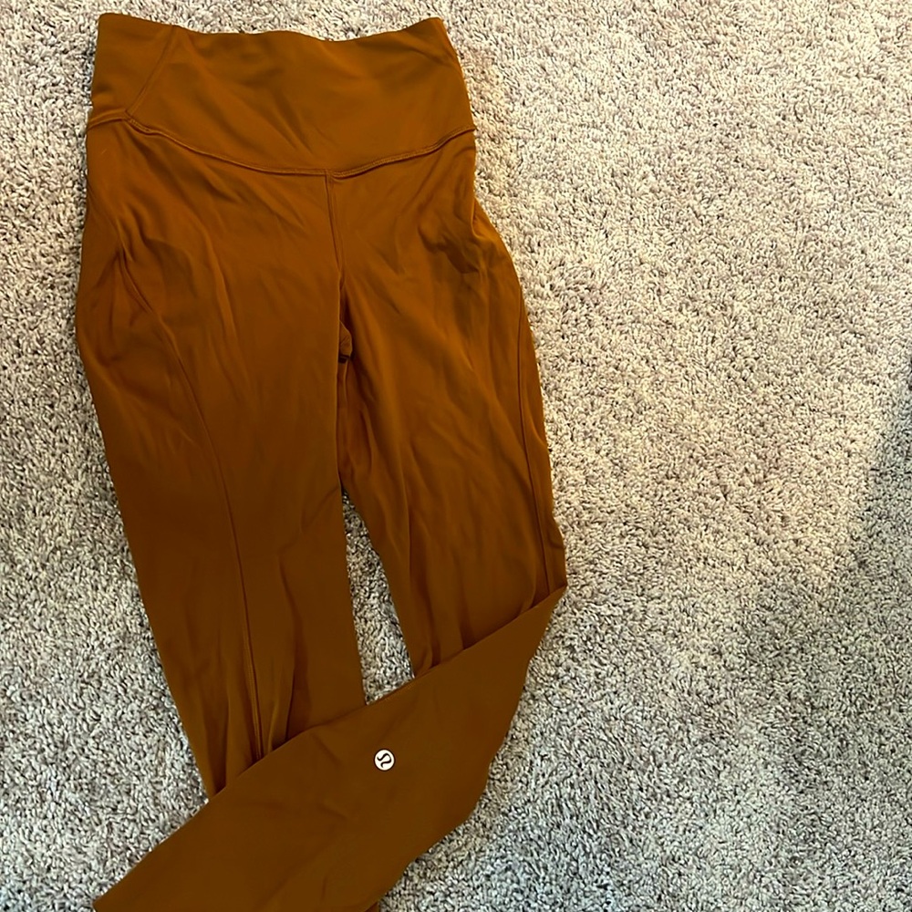 Lululemon leggings SZ 4 Deep Mustard